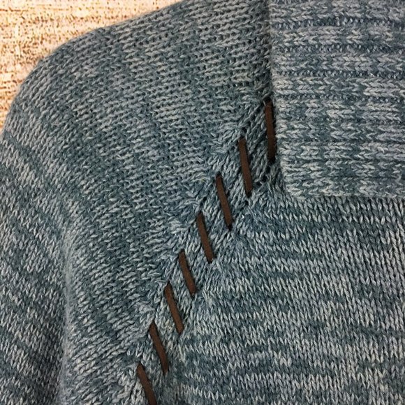 Classic Elements Fair Isle Cardigan Sweater Zip Up - Picture 4 of 11